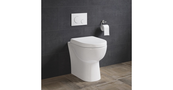 Finley Back To Wall Toilet Pan & D-Shape Soft Close Seat
