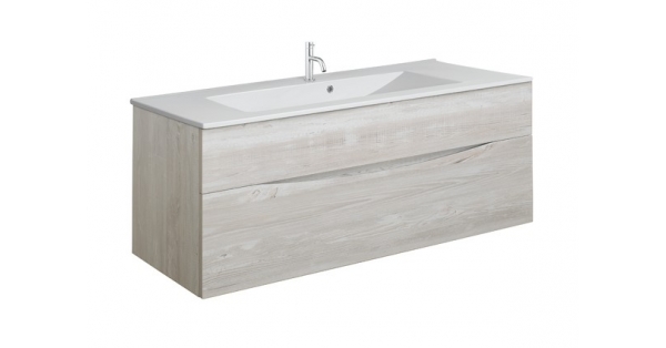 Crosswater Glide II Double Drawer Wall Hung Vanity Unit With Basin