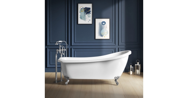 Traditional Slipper – Freestanding Acrylic Bath